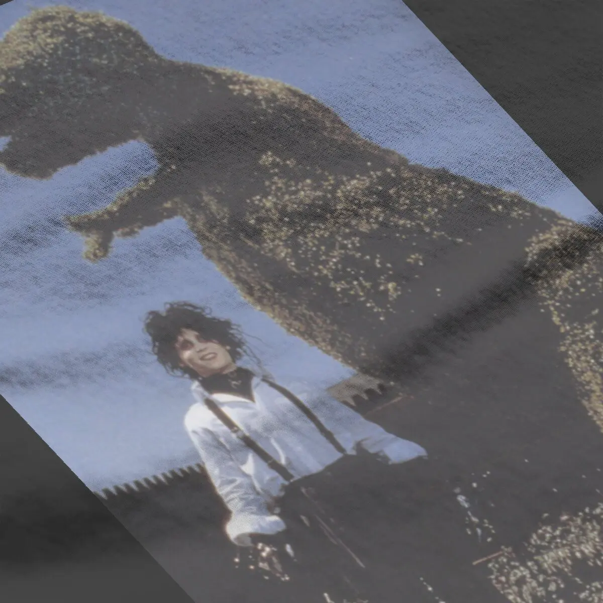 Edward Scissorhands T Shirts Men Cotton Funny T-Shirts Johnny Depp Tim Burton Punk Film Tee Shirt Short Sleeve Clothes Summer