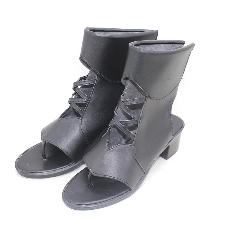 FINAL FANTASY XIV Ryne Minfilia Cosplay Shoes Costume Game Ryne Cute Gothic Dress FF14 Ryne Dress Women Fancy Suit Boots