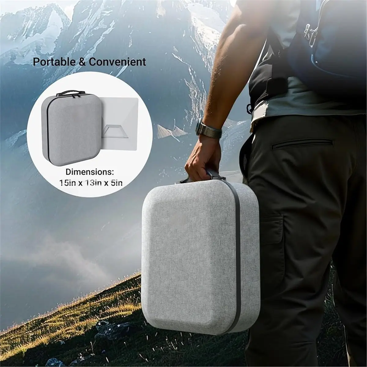 New Electronics For Mini Case Hard Bag Travel Case with Molded for 3 EVA Storage Bag Shell Accessories