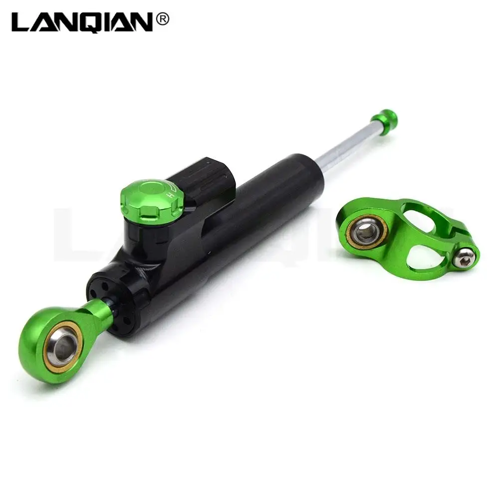 Motorcycle Damper Steering Stabilizer Moto Linear Safety Control For Kawasaki ZX7R / ZX7RR ZX9 ZZR1200 ER-5 GPZ500S/EX500R NINJA