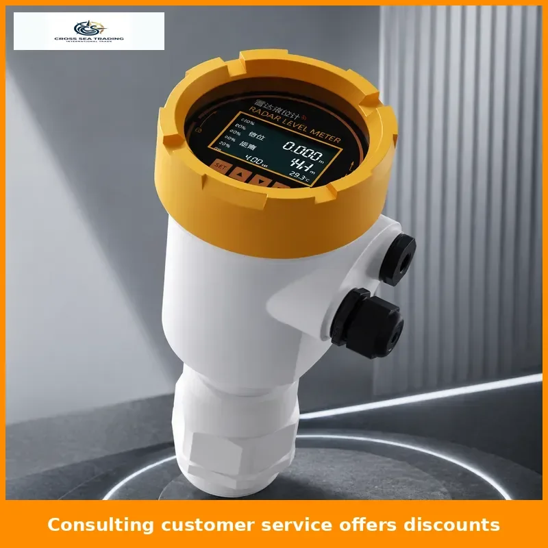 5M 10M 20M 60GHZ Radar Level Sensor Transmitter for Reservoir River Radar Level Transmitter with Screen Radar Liquid Level
