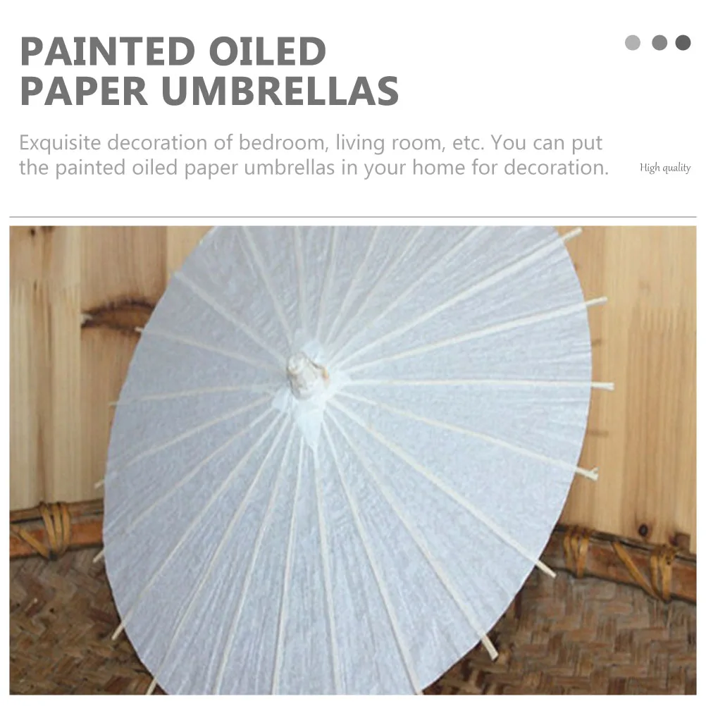 

DIY Blank Paper Umbrella Oil paper Graffiti Unfinished H made Painting s Decoration Bedroom Living Room Party Props Art Craft