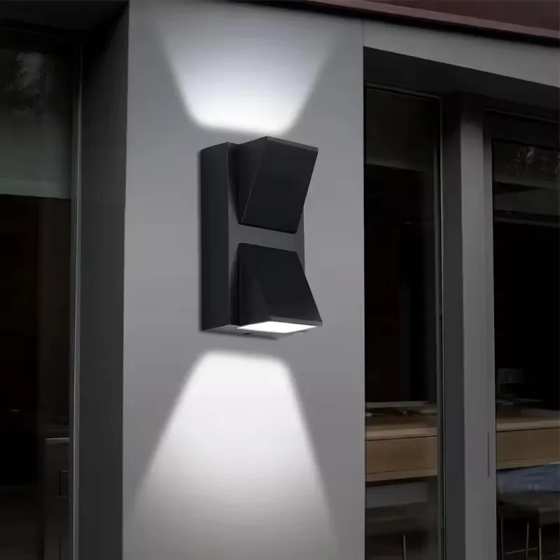 5W 10W LED Wall Lamp Outdoor Waterproof Garden Lighting Aluminum AC86-265V Indoor Bedroom Living Room Stairs Wall Light