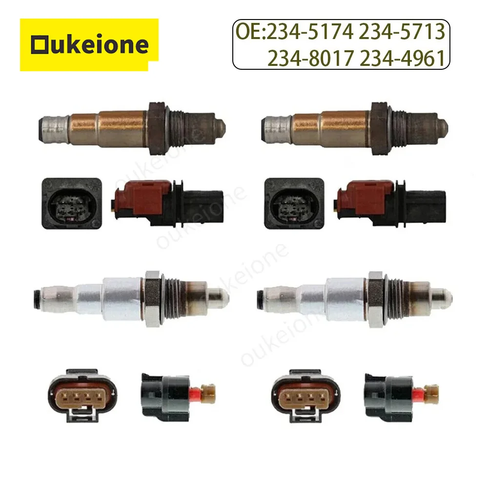 4Pcs Lambda Oxygen O2 Sensor Upstream Downstream for 2017 2018 2019 2020 Ford F-150 V6 3.5L 234-5174 234-5713 234-8017 234-4961