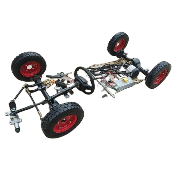 Catering Bus Differential Transmission Electric Vehicle Truck Vehicle EV Front and rear axle chassis with solid tire wheels