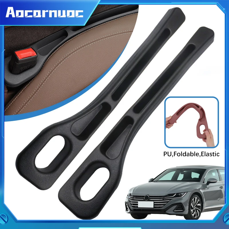 

Car Seat Gap Filler Between Seats Crevice Decoration Interior Accessories For Volkswagen VW Arteon Golf 7 Jetta Troc CC Touran