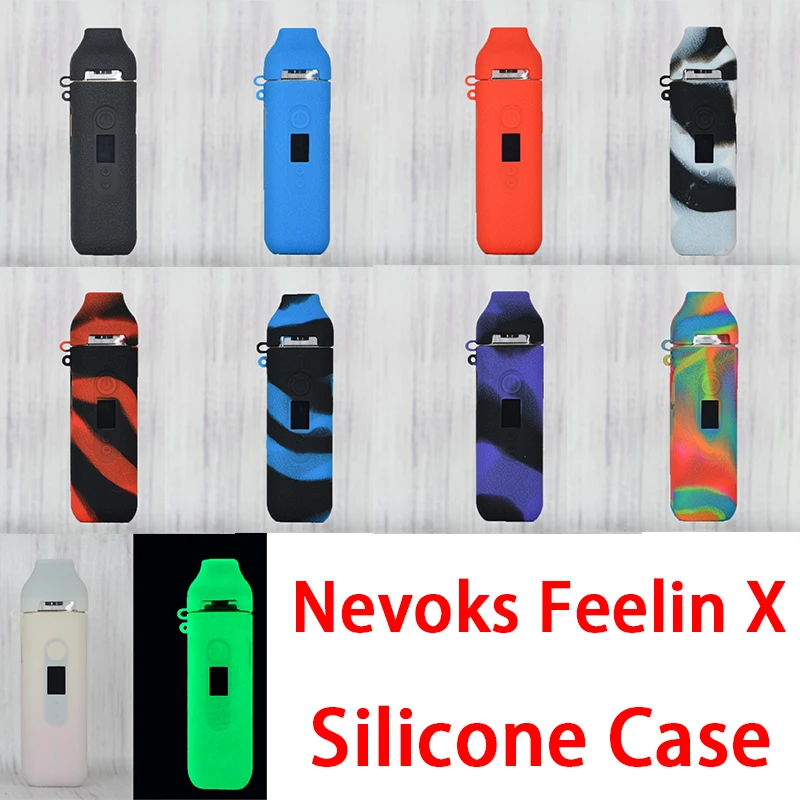 Custodia in pelle con struttura in Silicone per NEVOKS Feelin X Cover morbida in gomma protettiva con cordino