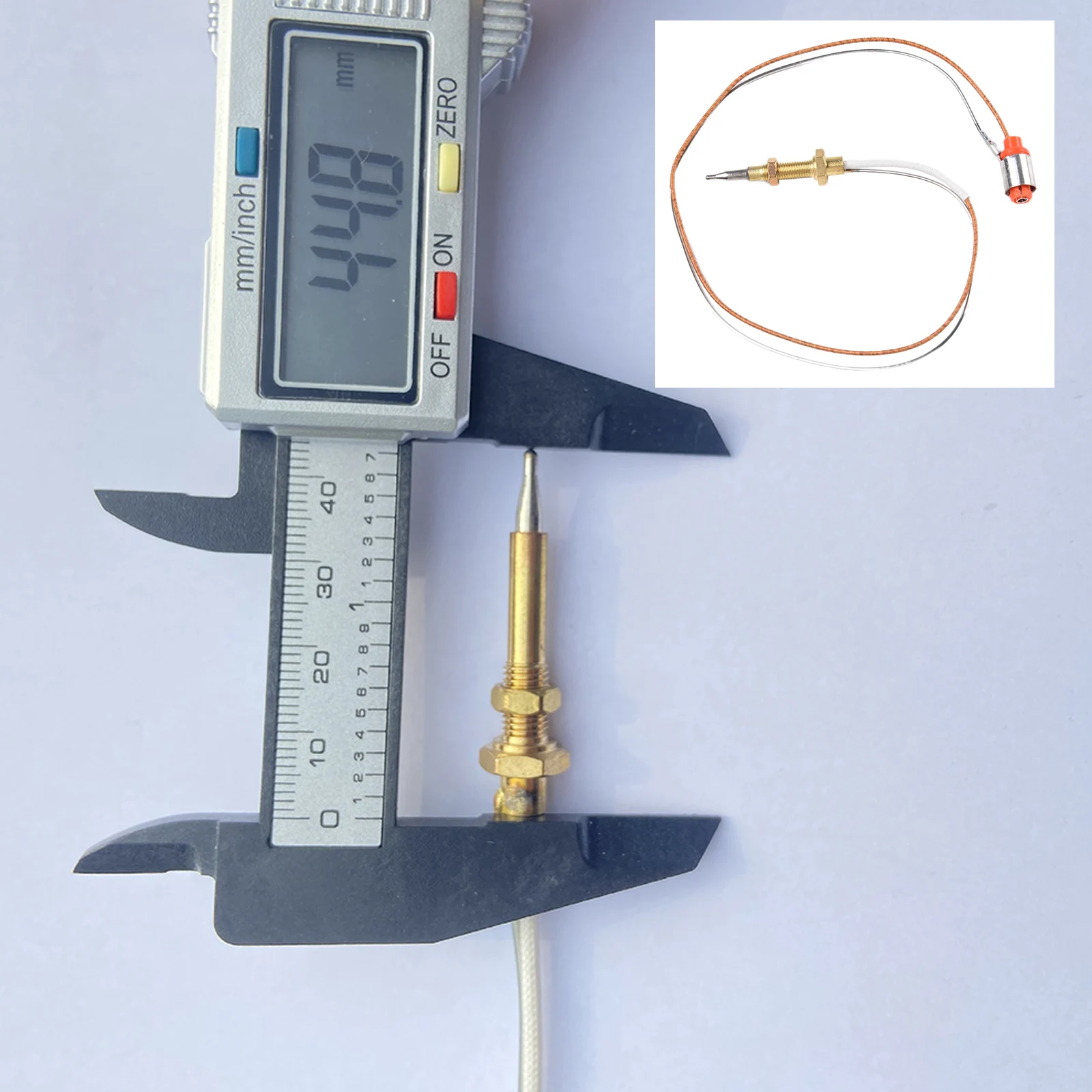 AAAAACopperHeadHeadingScrewThermocouple Gas Burner For Sabaf Built In Stove Tools Stove Head Ignition Needle Flameout Protection