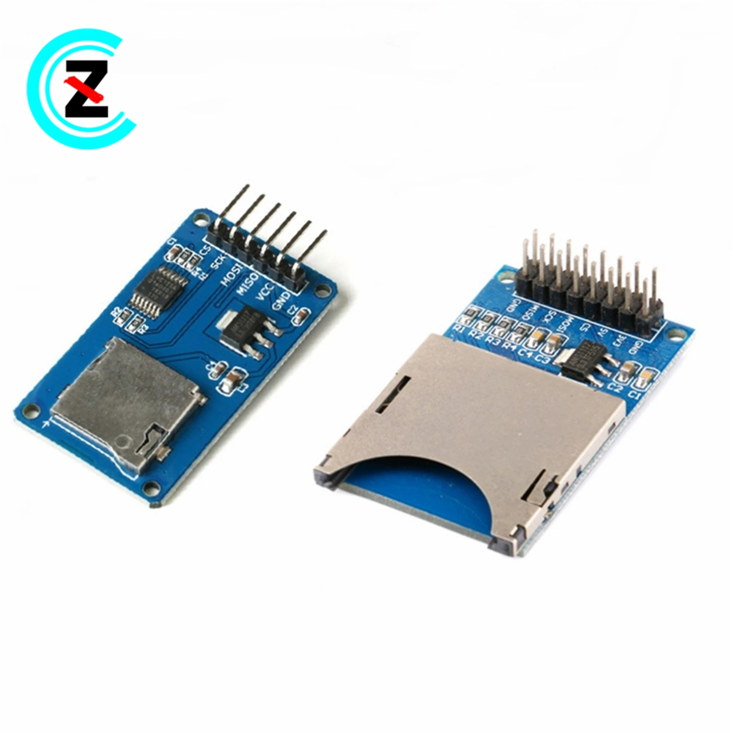 Micro SD memory module TF reader SPI interface with level conversion chip