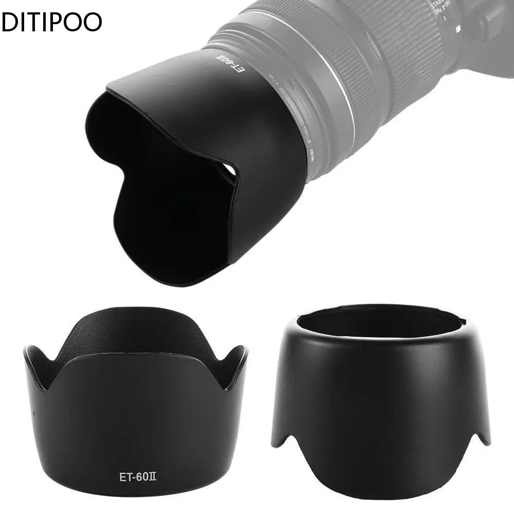 

ET-60 II 58mm et60ii ET-60II Lens Hood Reversible Camera Accessories for Canon 55-250MM 75-300MM II 90-300MM