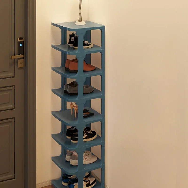 Shoe rack, simple entrance, multi-layer economical household, space saving storage small narrow layered partition in dormitory