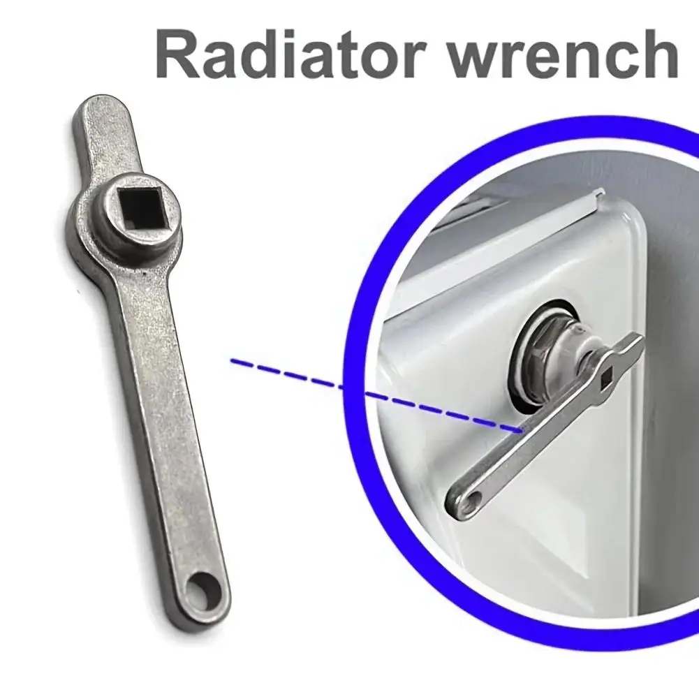 Stainless Steel Air Bleed Valve, Portable Radiator Bleeding Wrench for Heating System