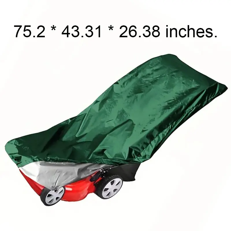 

Water Resistant Lawn Mower Dust Cover Made with Oxford Cloth for Garden Equipment Protection Size 75 2 x 43 31 x 26 38 Inches