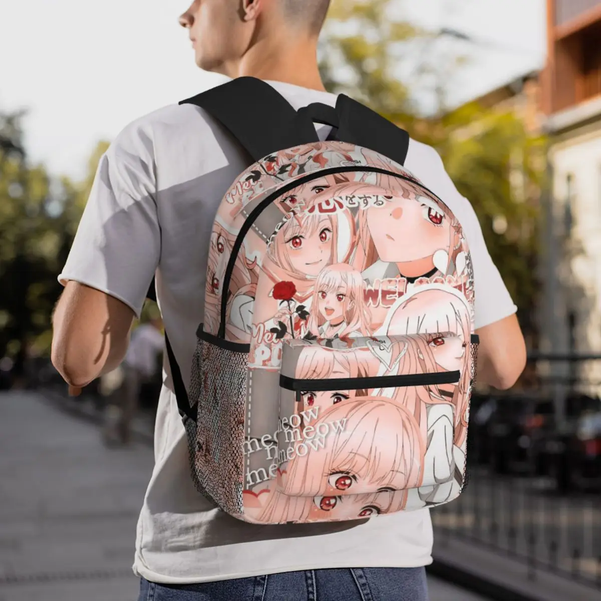 My Dress-up Darling Anime Backpack Student BookBag Kids School Bag Computer Shoulder Bags for Boys Girls
