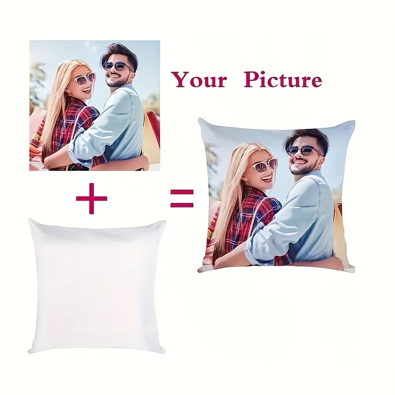 Personalized Custom Pillow Cover Cushion Cover Customized Photo Throw Pillow Case Cover Home Decor Pillowcase for Sofa Seat