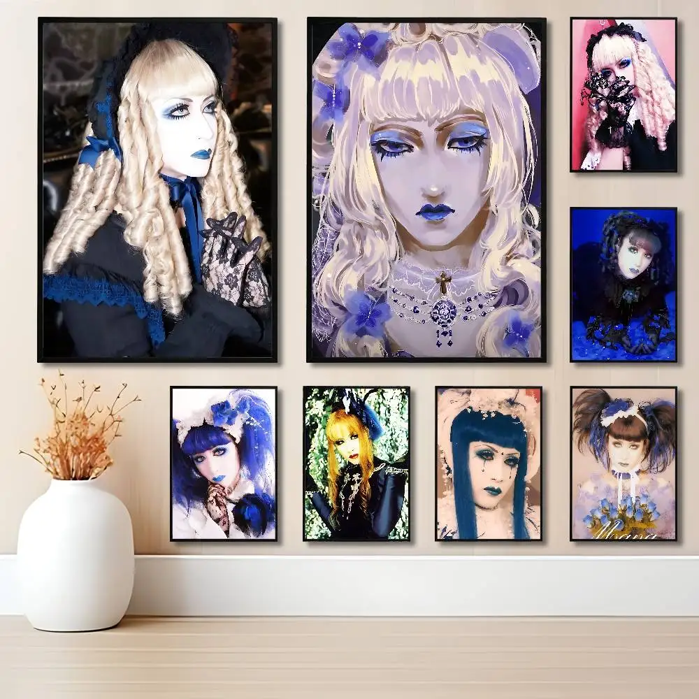 

M-Mana M-Malice Gothic Poster Waterproof HD Wall Art Decal Self-Adhesive Aesthetic Decor For Home Living