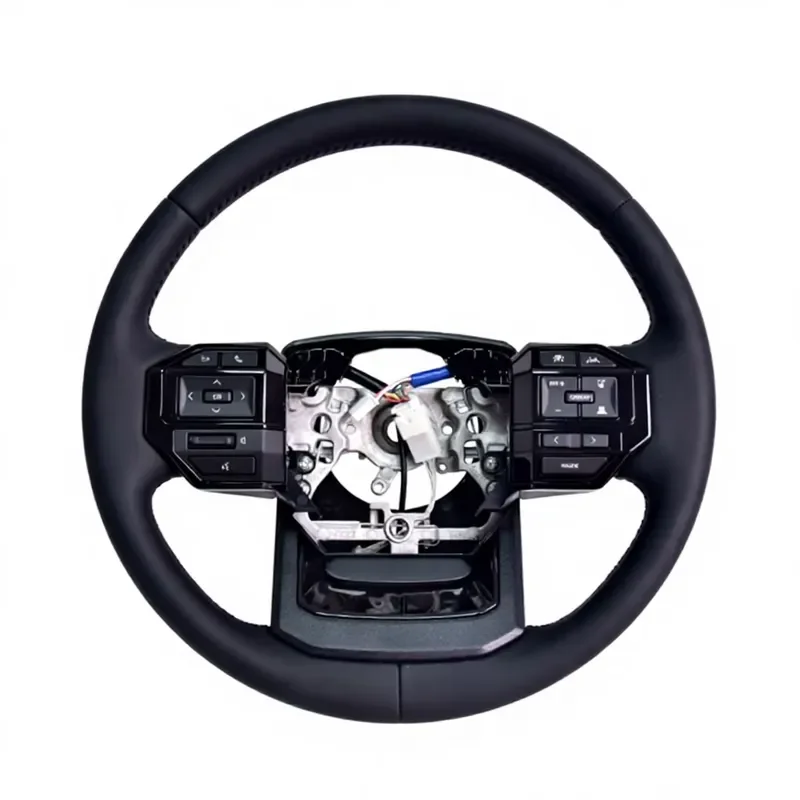 Hot Selling Premium Leather Steering Wheel Wrap for LC250 LC200 LC150 Prado Hilux Fortuner - Anti-Slip Wear-Resistant