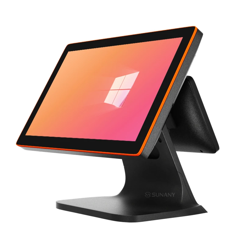 17.3 Inch Pos Machine for Aliexpress, 10.1'' Customer Display and RFID Reader for Retail Hotel Checkout
