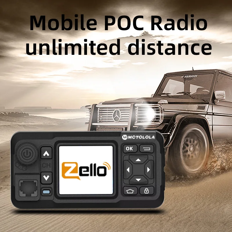 MOTOLOLA 4G Mobile Radio Two-way Car Walkie Talkie Zello GPS Long Distance Android WiFi Bluetooth For Vehicle Fleet Transport