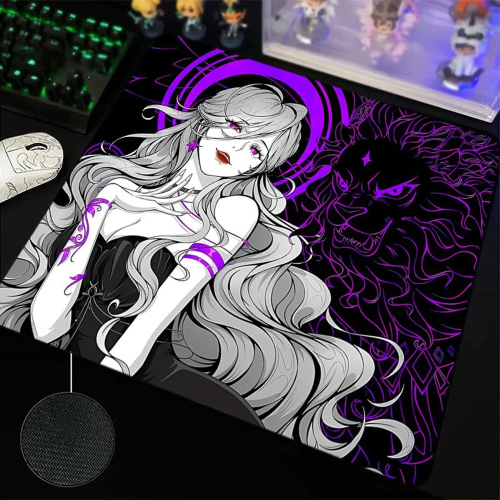 Monster Goddess Rubber Mousepad FPS Game Office Accessories Desk Pad Laptop PC Computer Anti-fall Carpet Keyboard Mouse Mat