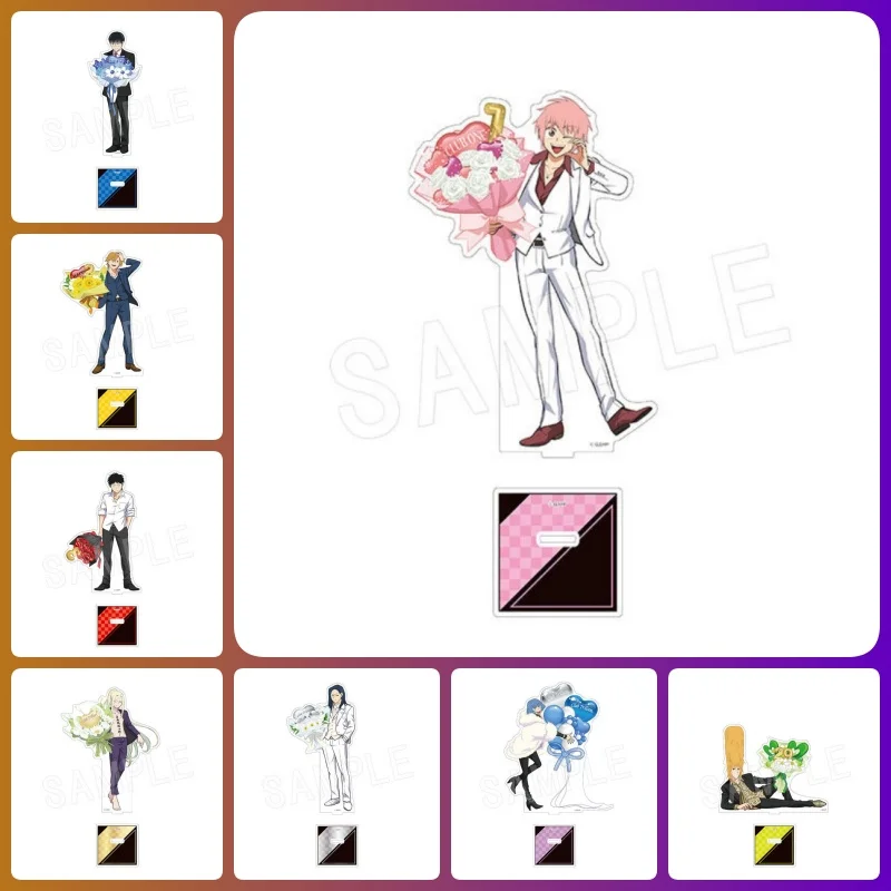 Everyday Host ANIME 15CM Waiter Style Acrylic Figure Stand Figure Desktop Ornament Collecting Accessories Keychain