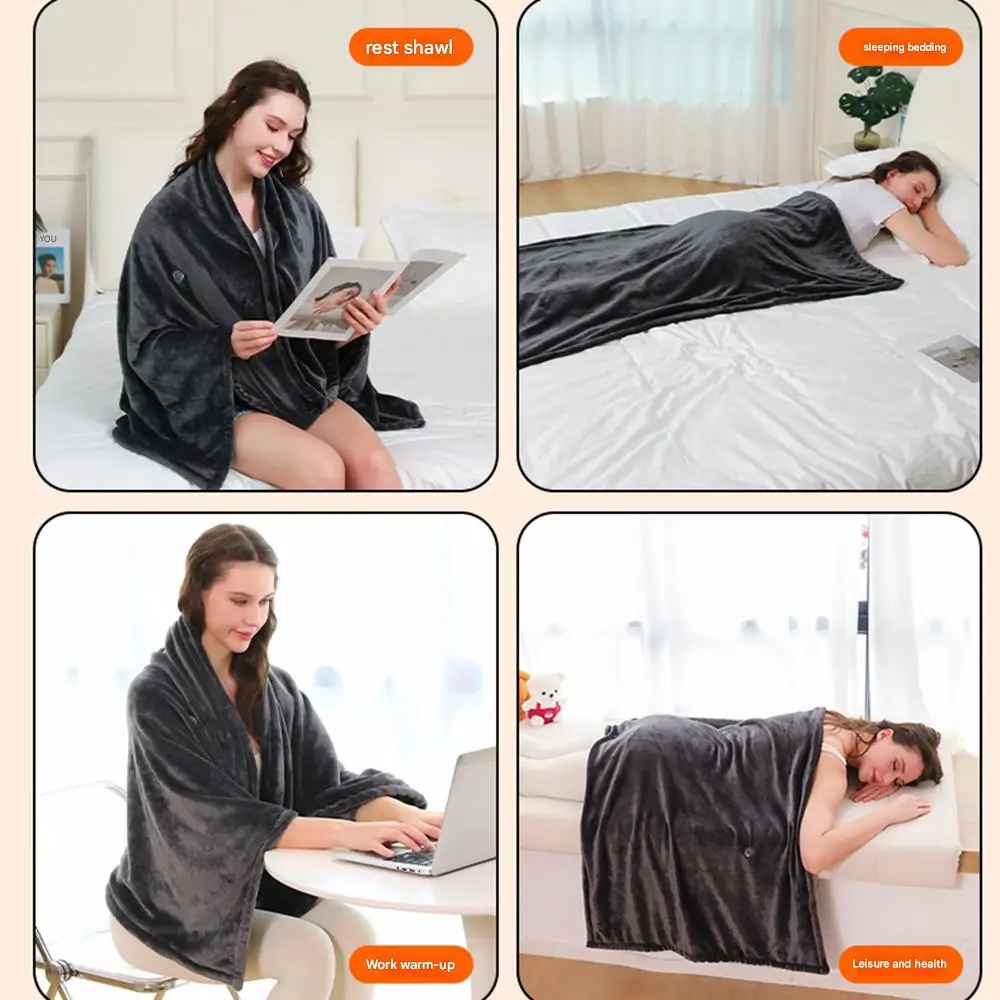 Outdoor portable USB low-voltage dedicated electric heating blanket, adjustable temperature car heating pad