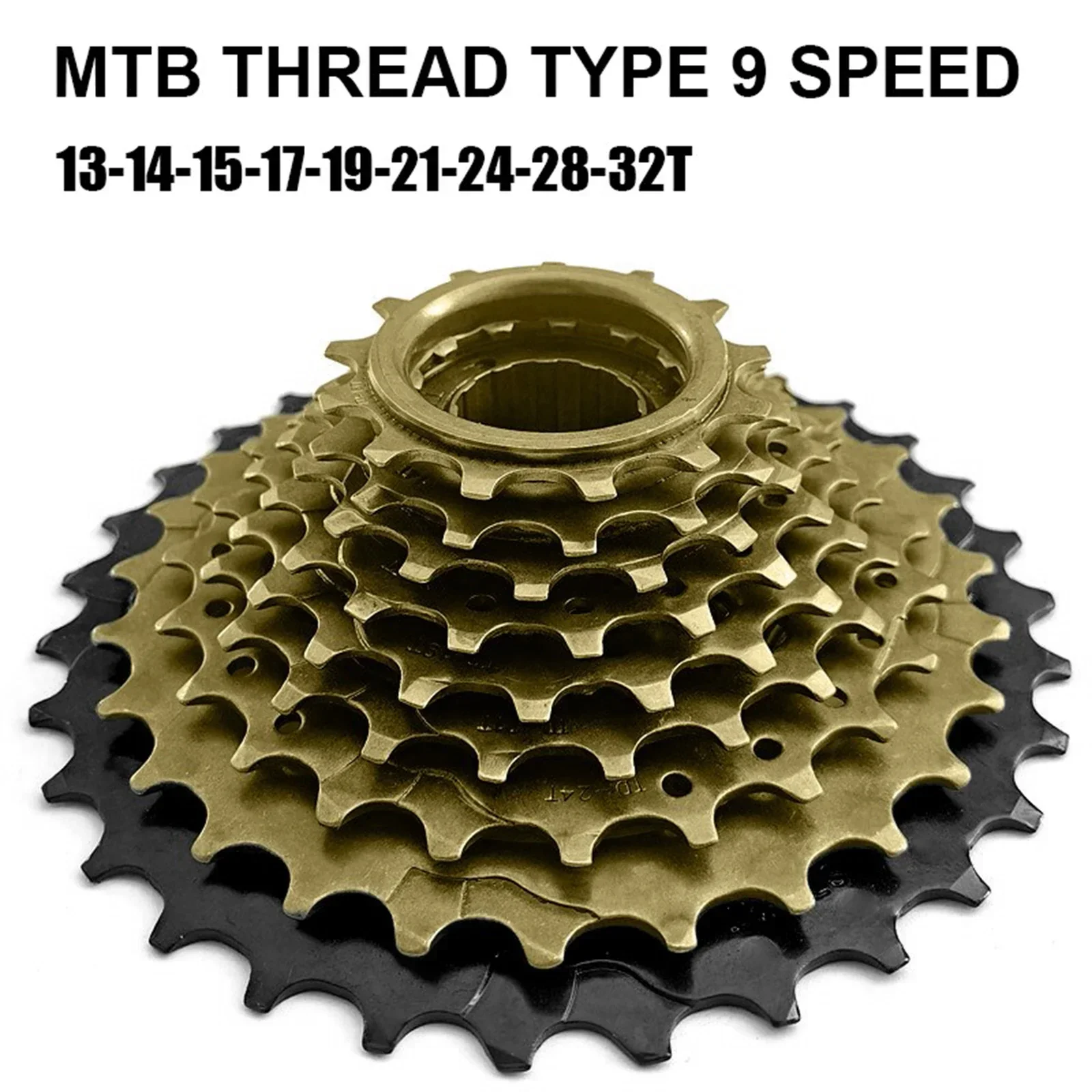 High Quality Bike Cassette Flywheel ForSRAM/Shiman0/Sunrace Gold 10 Speed Freehub Body 9 Speed Fit 32T Cogs Sprocket Road Bike