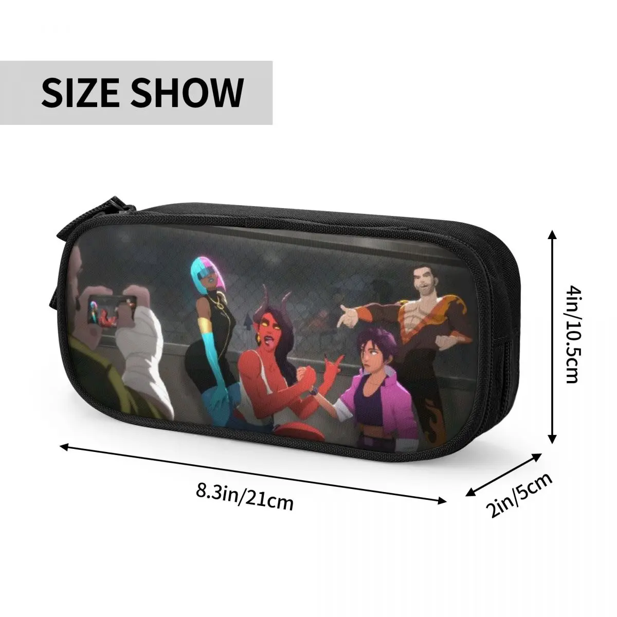 إرسال مقلمة حامل القلم حقيبة الطالب تخزين كبير مكتب مستحضرات التجميل قلم رصاص الحقيبة #3