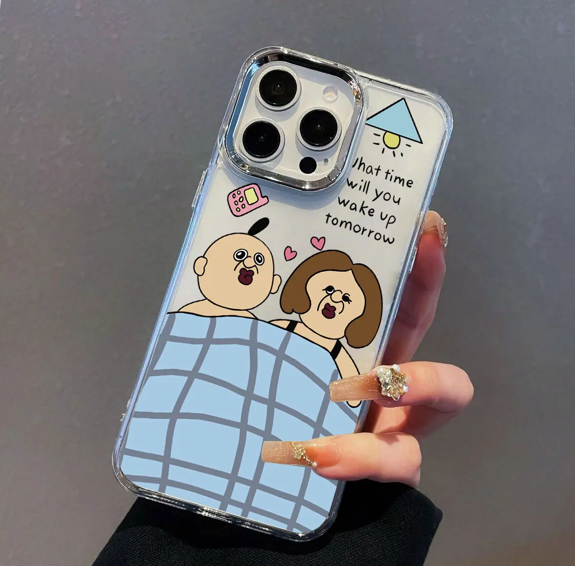 مضحك زوجين بانج بانج تانغ تانغ قضية الهاتف لسامسونج غالاكسي A56 A36 A26 A55 A35 A16 A54 A34 A25 A24 A15 A14 A73 A53 A33 4G 5G #4