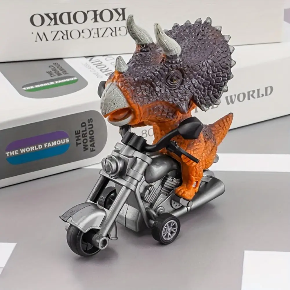 Animal Figurines Dinosaur Modeling Motorcycle Desktop Ornament Retro Motorcycle Simulation Locomotive Motorcycle Childrens Toys