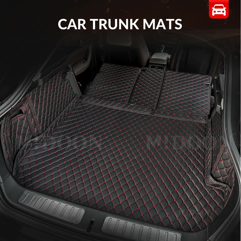 Car Rear Trunk Mat For Mitsubishi Eclipse Cross 2018-2025 Full Coverage Car Boot Liner Cargo Protector Auto Interior Accessories