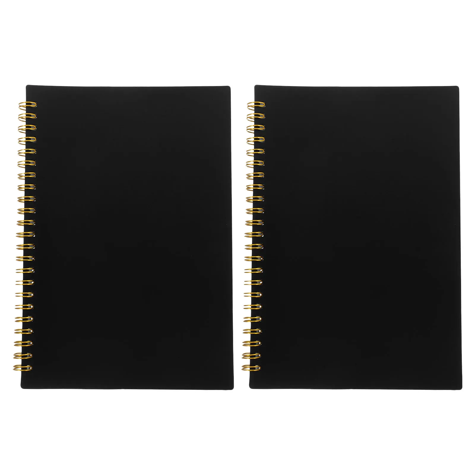 2 قطعة كتاب دفتر الأستاذ المسطور الأفقي لإدارة المخزون تتبع الميزانية قوي التوأم سلك ملزمة المالية دفتر صغير #3