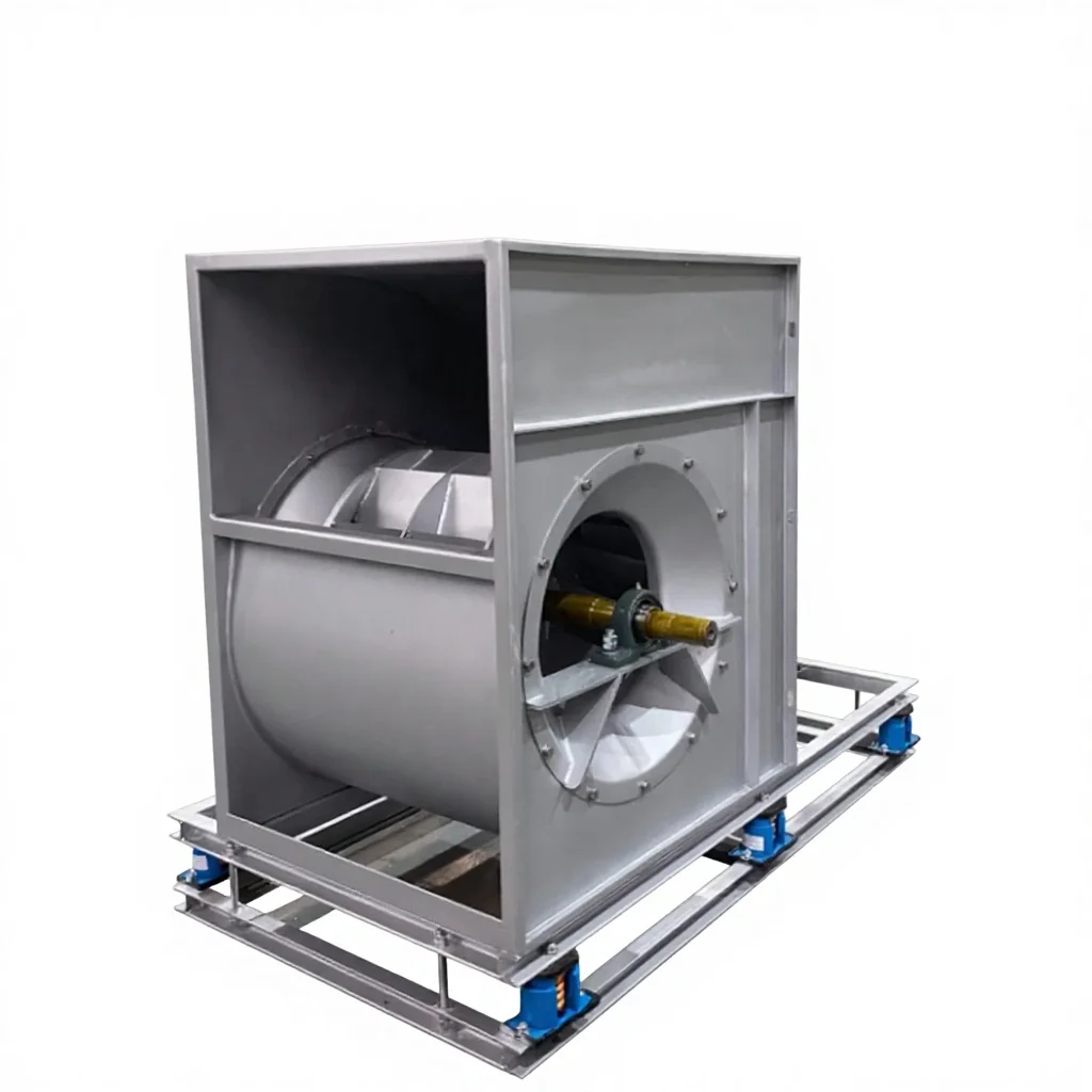 Belt Driven Centrifugal Fan For HVAC Cooling In Shopping Malls Office Buildings Suitable For Central Air Conditioning Commercial