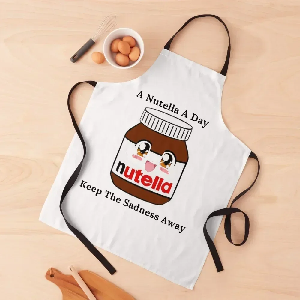 

Nutella - Nutella Lover Quote Apron Kitchen christmas 2025 Kitchens For Men for women halloween Apron