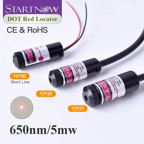 650nm 5mW Focusable Red Laser Dot Module startnow