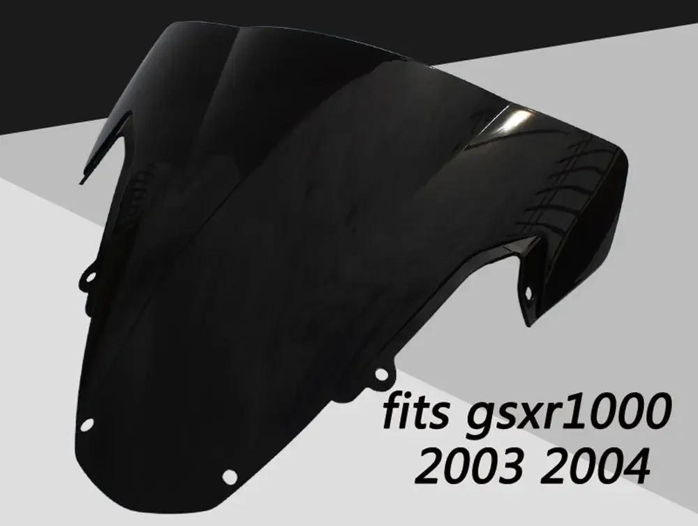 Motorcycle front Windshield Windscreen For SUZUKI GSXR1000 K3 K4 2003 2004 GSXR 1000 - view 2