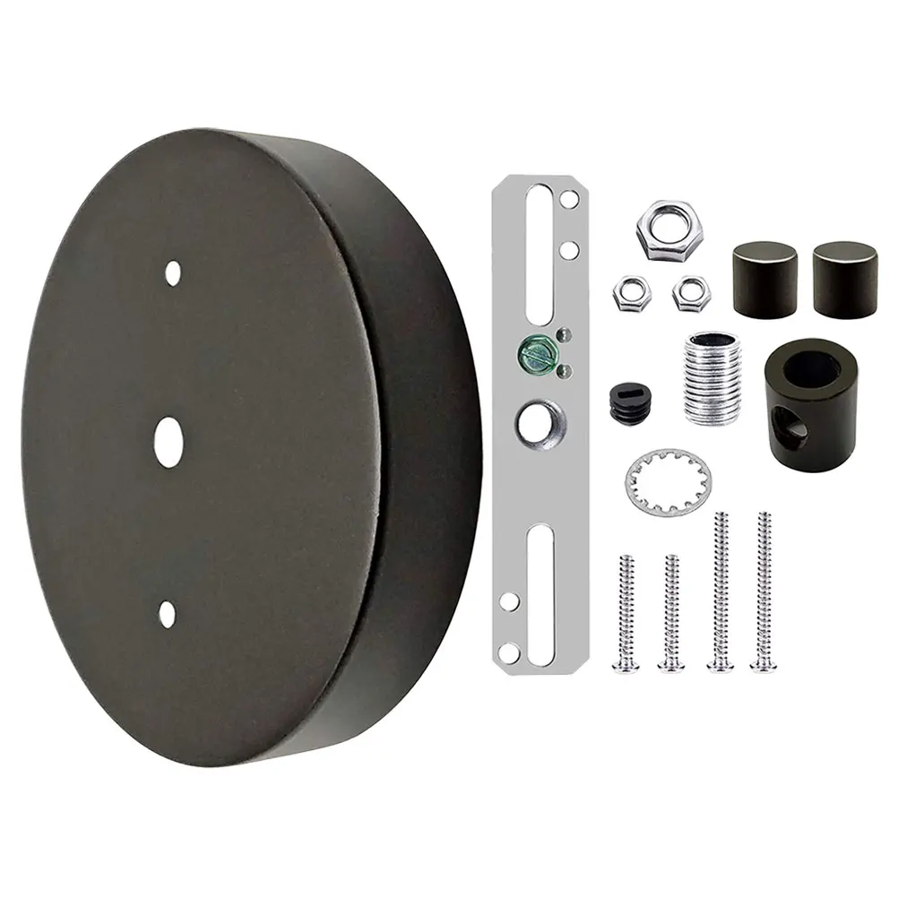 

Ceiling Canopy Inch Ceiling Lamp Supplies Black Pendant Light Kit Chandelier Light Fixture Mounting Plate Mounting Bracket Cover
