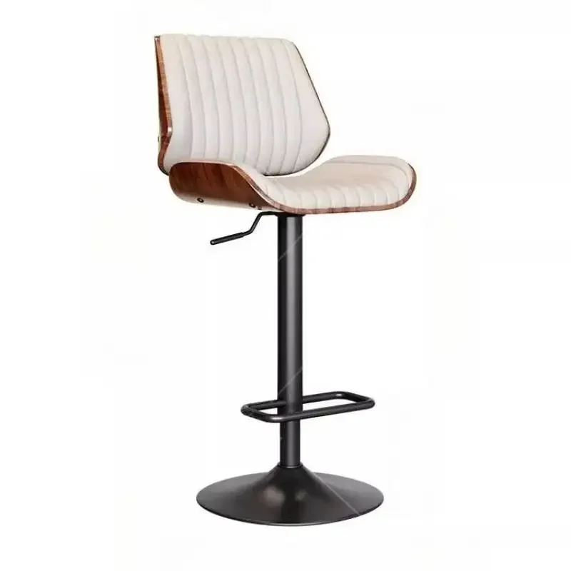 

Современные черные регулируемые барные стулья, поворотные уникальные дизайнерские коричневые барные стулья, эргономичная мебель Nordic Banqueta De Cozinha Alta