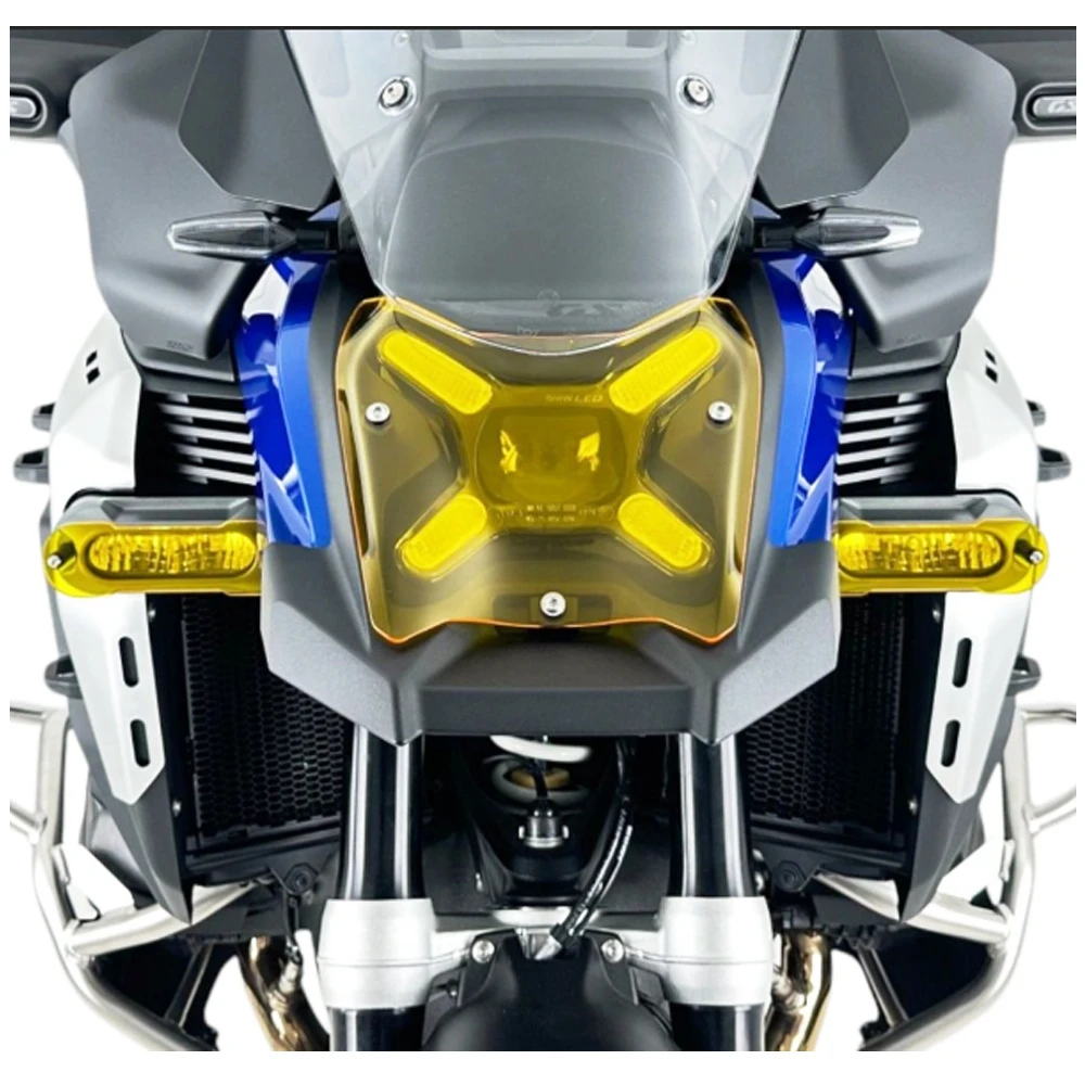 For BMW R1300GS Adventure R 1300GS R 1300 GS 2024-2025 TRANSPARENT PAIR OF SPOTLIGHT PROTECTION LENSES Fog lamp protection cover