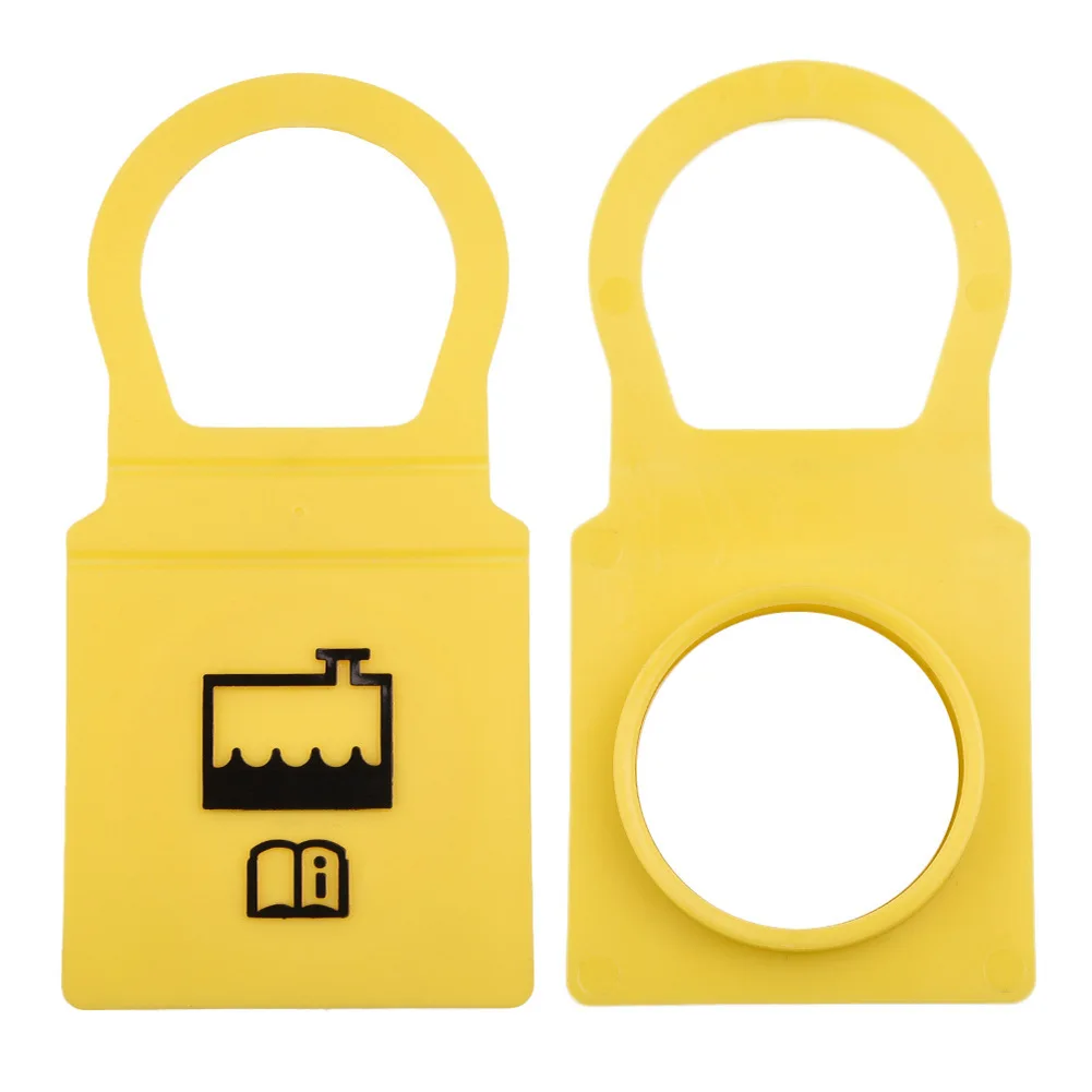 1Pc Yellow Radiator Coolant Reservoir Tank Cap Suitable for Jeep Cherokee Wrangler Secondary Kettle Lid Glass Storage Tank Lid
