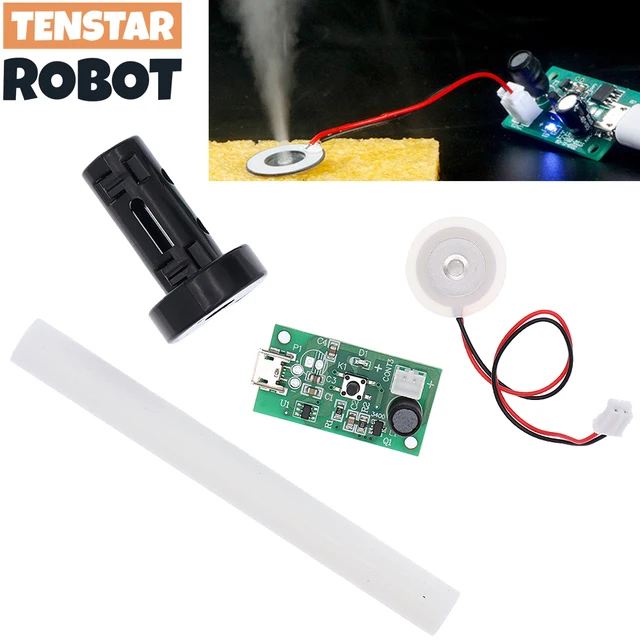 Mini nawilżacz USB zestawy do samodzielnego montażu wytwornica mgły i sterownik płytka drukowana Fogger folia atomizująca arkusz atomizera Mini oscylacyjny