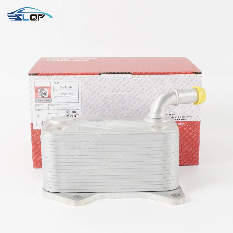 06D117021C For Audi A4 A1 A3 A6 TT C6  VW Golf MK6 Scirocco   Jetta Touran EA113 2.0T Oil separator radiator cooler 06D 117 021C