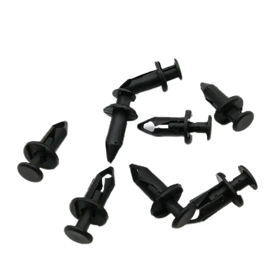 100 PCS Plastic Mixed Size Atvs Utvs 8mm Fairing Body Trim Panel Fastener Clips
