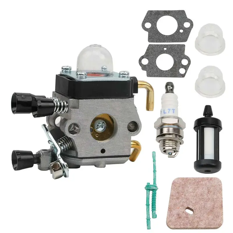 

Аксессуар для карбюратора для 2-тактного двигателя Stihl FS55 FS55R FS55RC KM55 HL45KM55R FS38, высокопроизводительный масляный воздушный фильтр Carbure