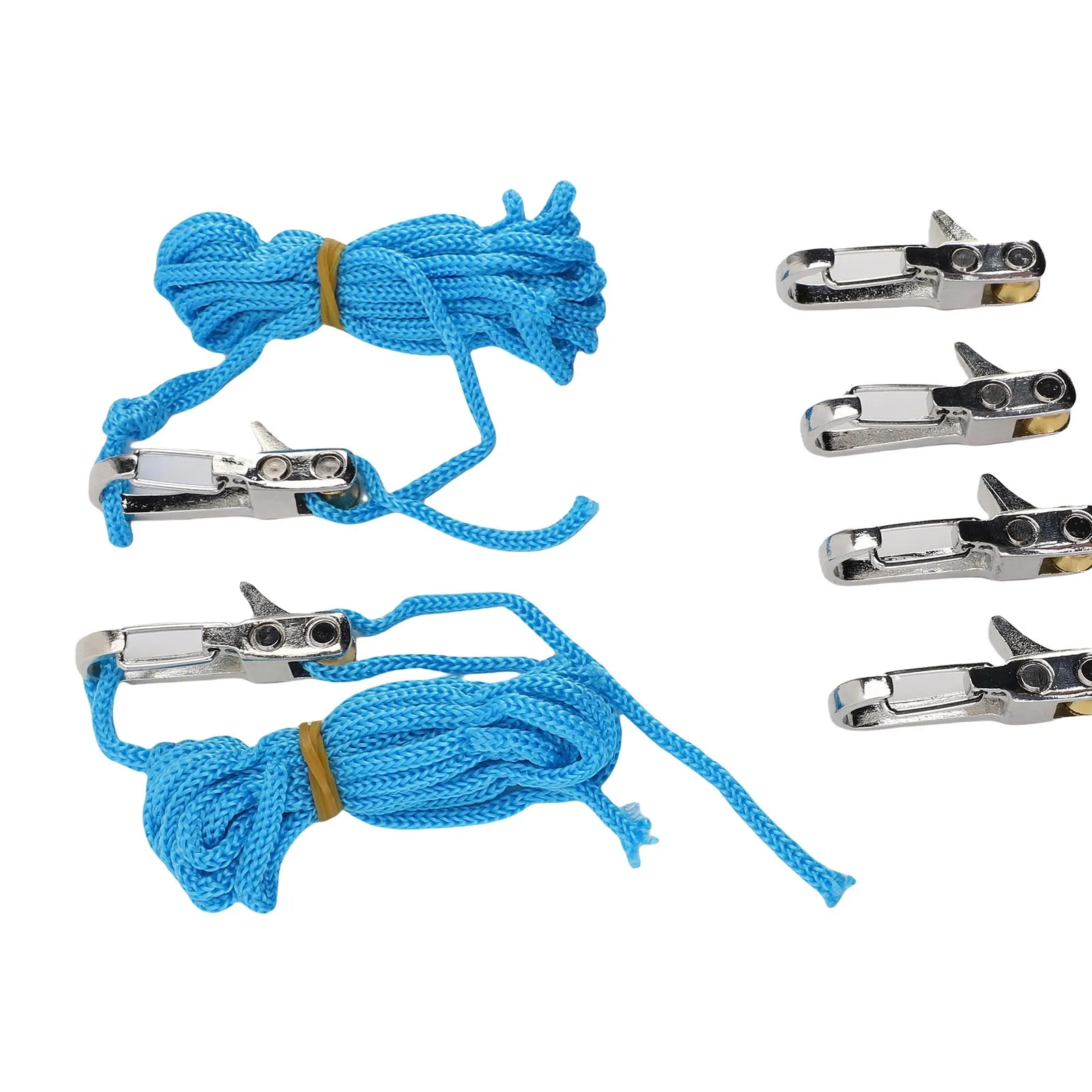 Rope Adjuster Brass Stainless Steel Nylon Portable Quick Adjustment Secure Fixation Rope Tensioner for Camping Boating