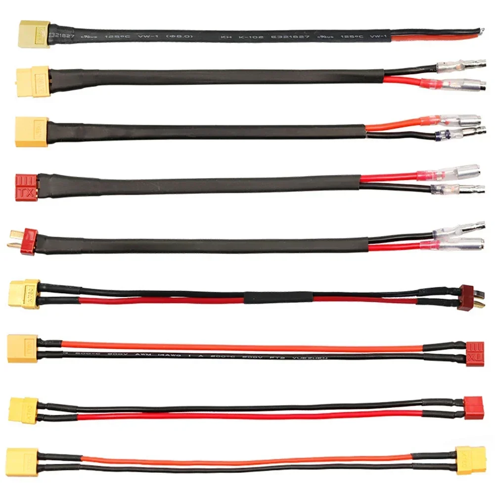 

Pigtail Plug Male And Female Connector With 200mm 16AWG Tinned Wire Cable ForXT60/XT Male Female Ebike Battery Cable Repair Part