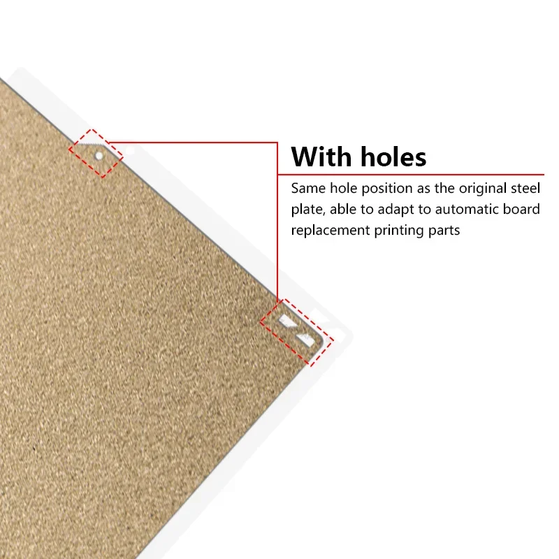 Plaque de remplacement automatique A1 Mini, avec trous précis, PEI double face, pour laboratoire Bambu
