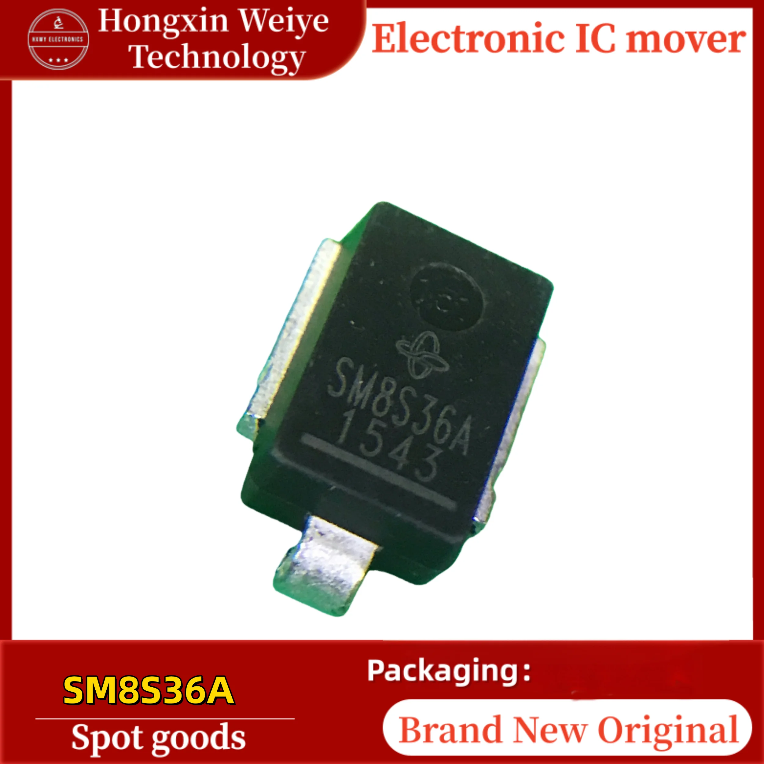10/50 PCS SM8S36A DO-218AB 8S36A 36V Unidirectional TVS Transient Voltage Suppression Diode Brand New In Stock