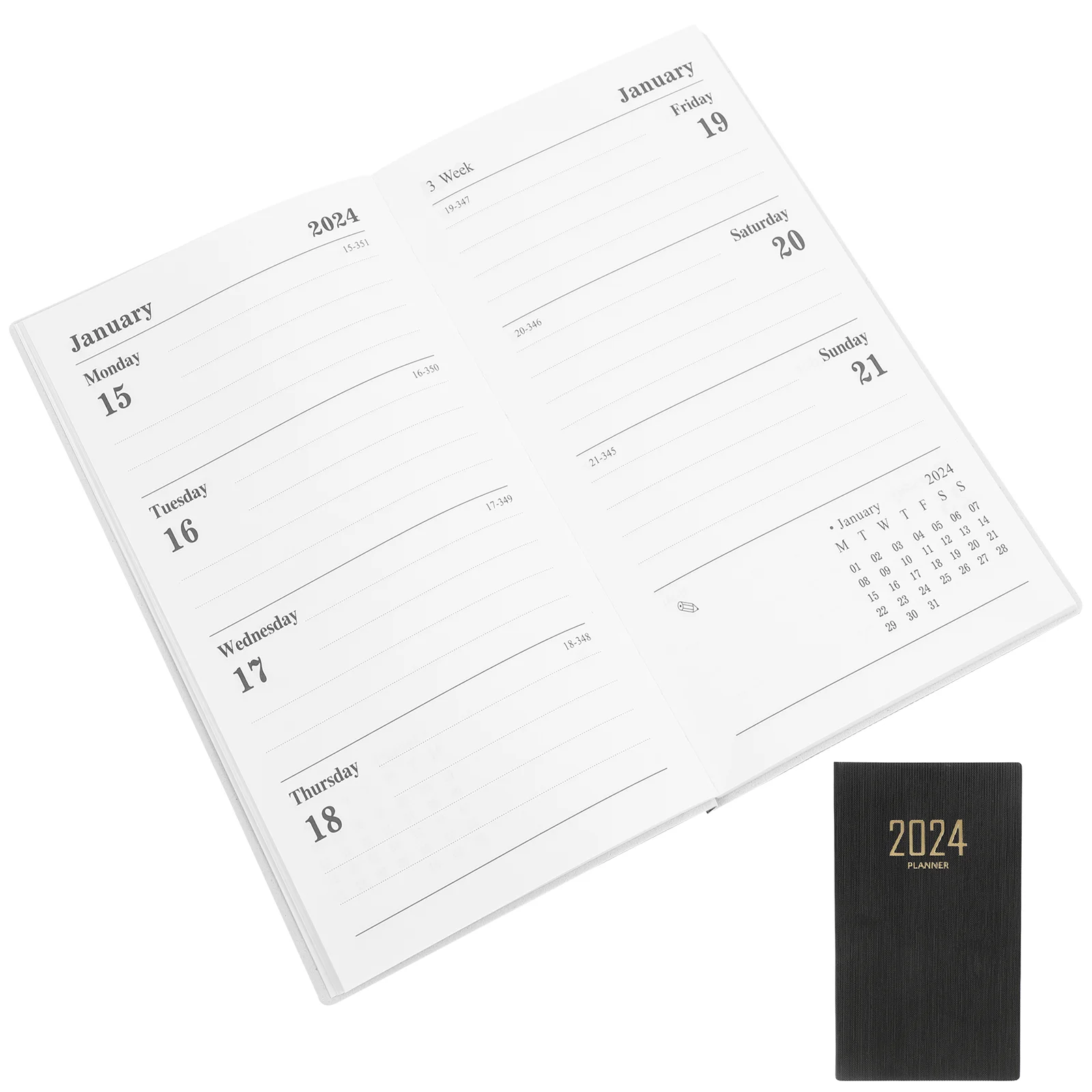 

Journal Office Accessory Writing Schedule Book Daily Use Note Pads Notepad English Notebook The Planner 2024