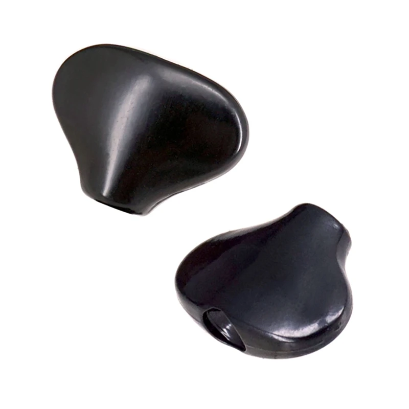 Práctico 6 uds clavijas de afinación de guitarra eléctrica de aleación de Zinc afinadores de tapa botones de repuesto de cabezal de máquina perillas accesorios de guitarra, negro